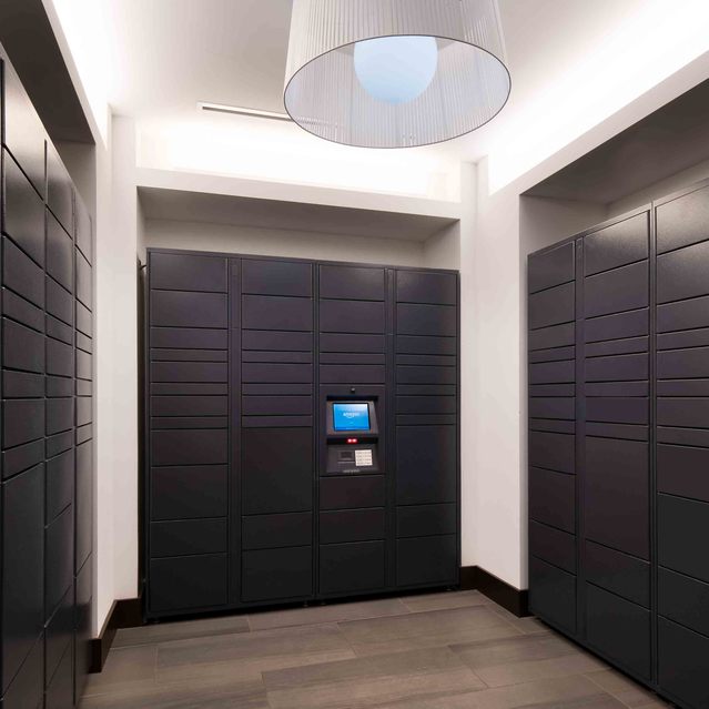 Instrata Pentagon City - Well-Lit Package Lockers