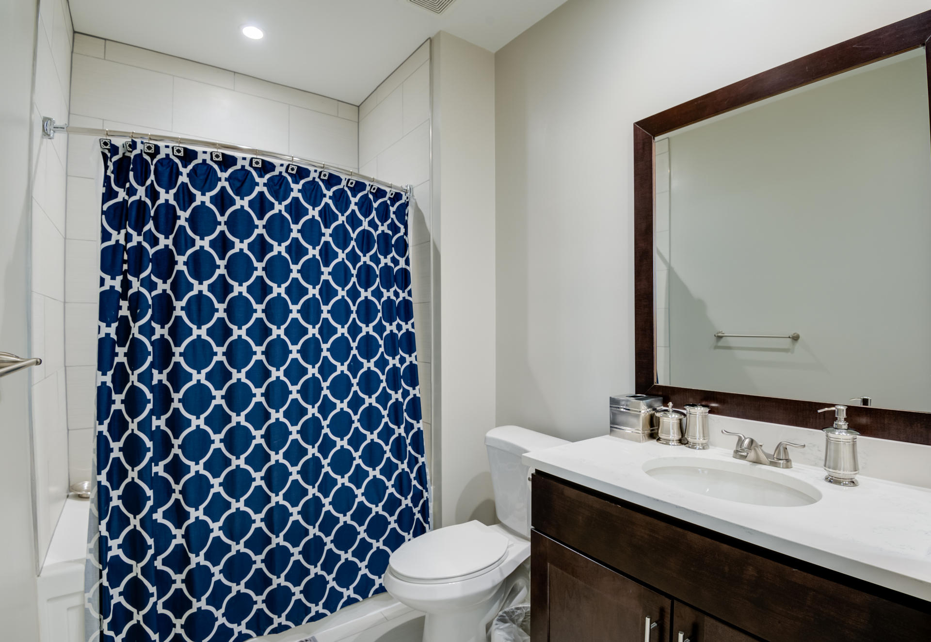 Modern bathroom features help start your day in style.