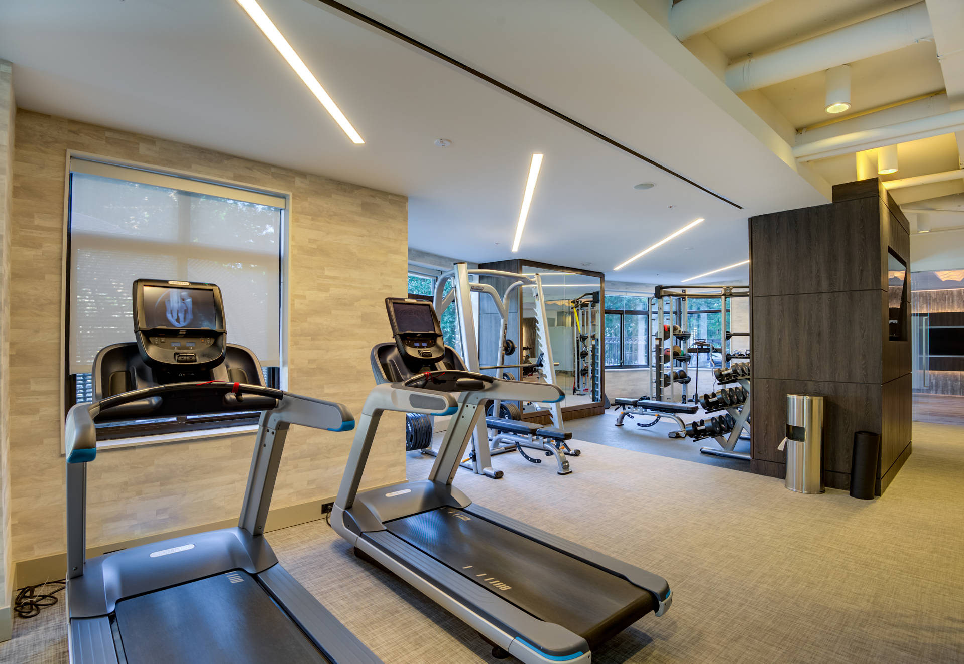Work up a sweat in our fitness center.
